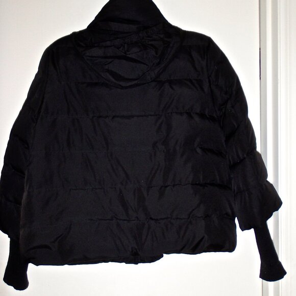 CALVIN KLEIN WOMEN'S  BLACK DOWN JACKET WITH HOOD SIZE L - Picture 3 of 7